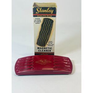 Vintage Stanley Magnetic Cleaner Original Box
